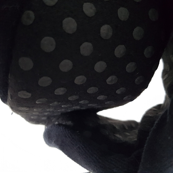 La Vie en Rose women's size small 5/6 black slippers, New - Picture 5 of 5